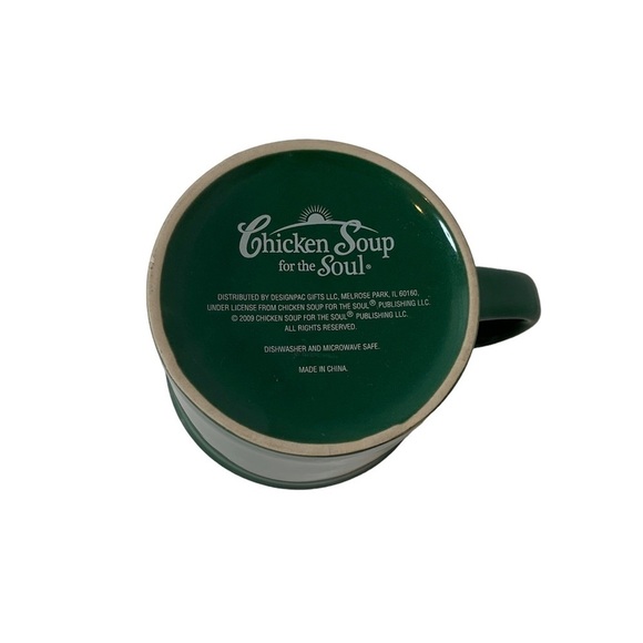 Chicken Soup for the Soul Green mug. Year 2009. Dishwasher and Microwave safe. - Picture 2 of 5
